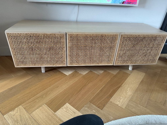 Image 1 of Mobili multimediali di design di Hans K. Oak rattan