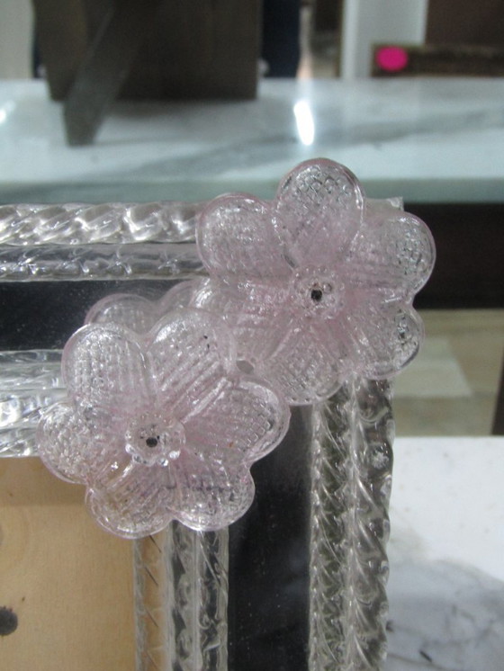 Image 1 of cornice porta foto vetro murano