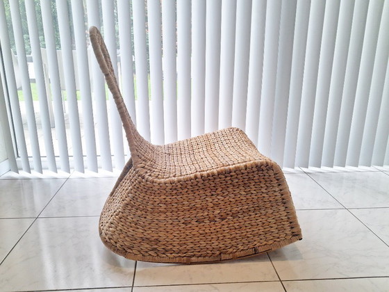Image 1 of vintage schommelstoel Ikea