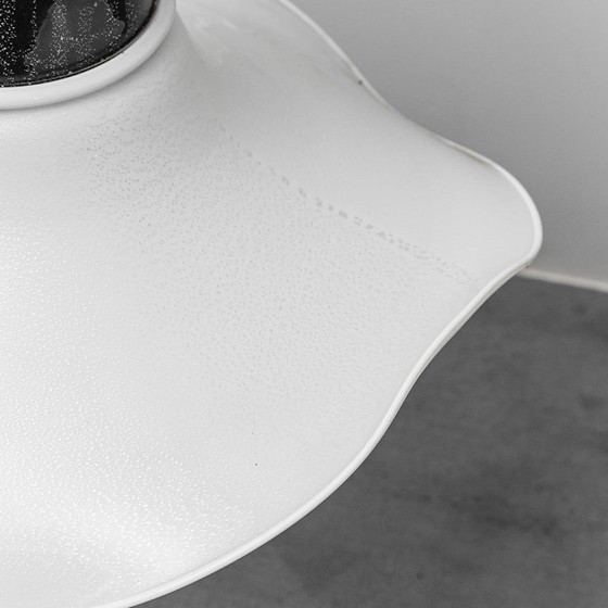 Image 1 of LAMPADA A SOSPENSIONE VINTAGE IN VETRO E METALLO – ANTIQUARIATO MODERNO ANNI '70