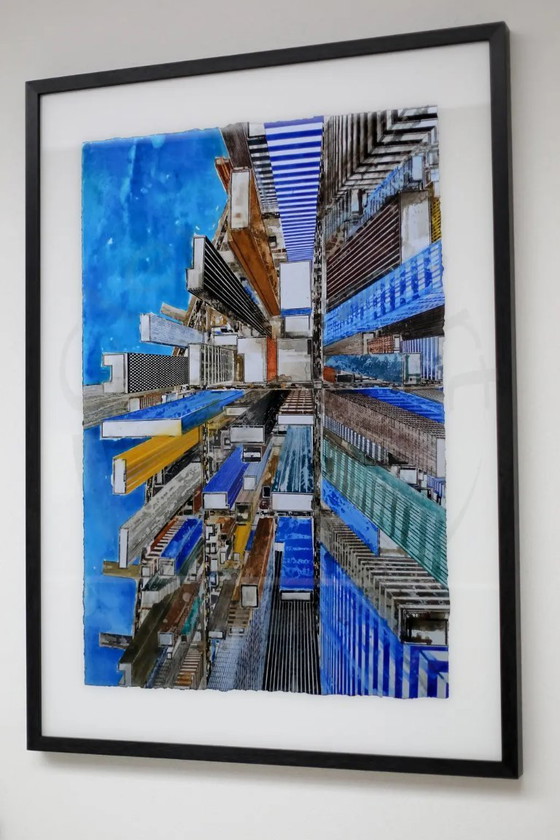 Image 1 of Salzmann, Gottfried - NY Greenstreet - Meerdere - ingelijst - met de hand gesigneerd