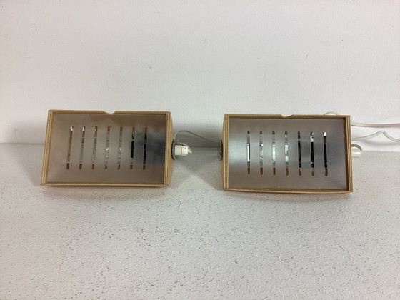 Image 1 of 2 IKEA plywood Strimma vintage design wandlampen 