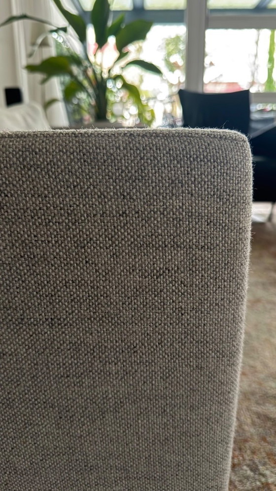 Image 1 of Monits Axel 3,5 zits wollen bank beige/grijs gemêleerd