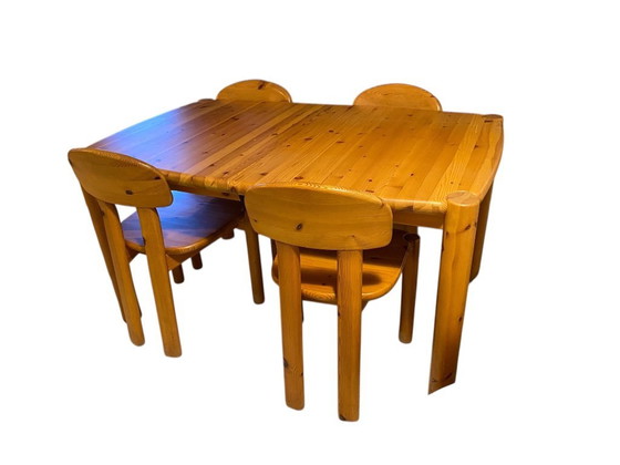 Image 1 of Vintage dining table Rainer Daumiller 6 persons