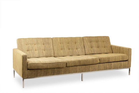 Image 1 of Florence Knoll, voor Knoll. Sofa en twee fauteuils. Jaren 60-70.