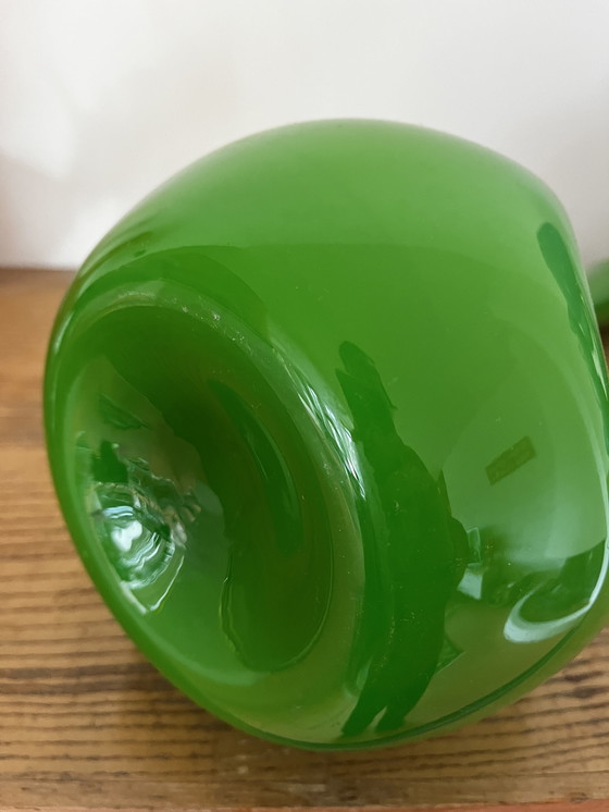 Image 1 of Vintage Opaline vaas / karaf