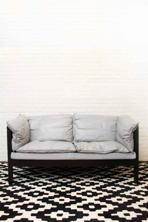 Vintage leather Ikea sofa