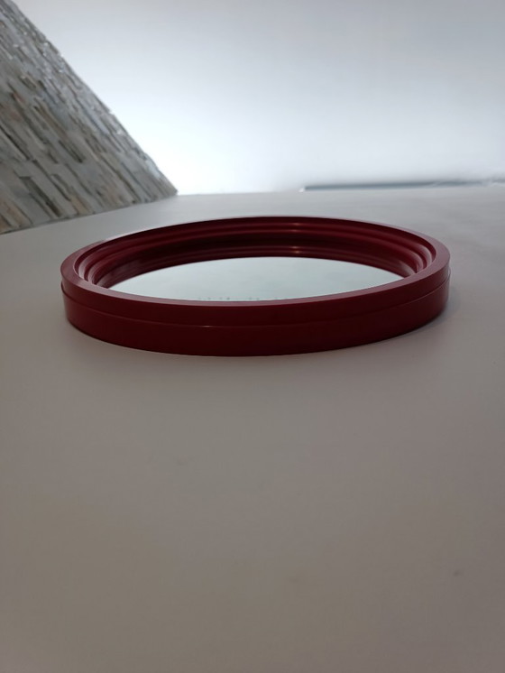 Image 1 of Miroir Rond en Plastique Space Age 1970s