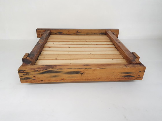 Image 1 of Lit de jour double en chêne wabisabi, 1970