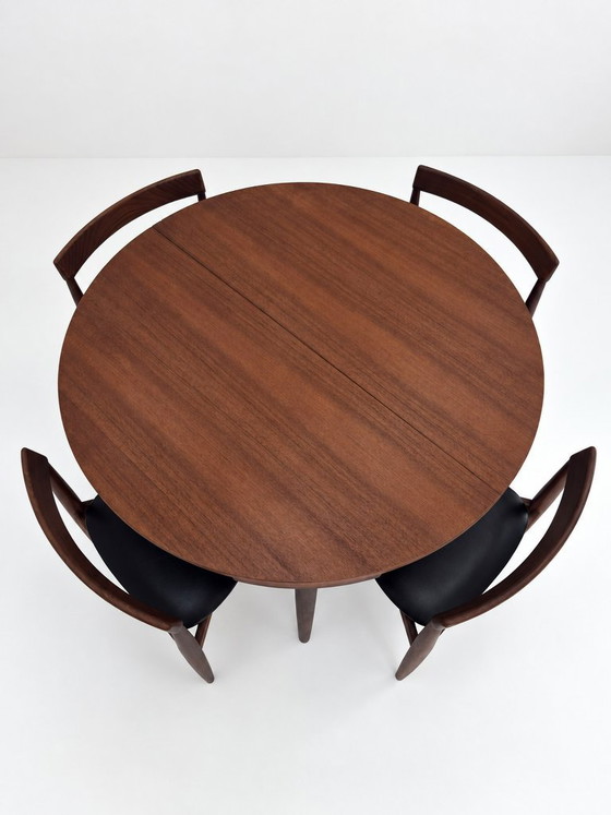 Salles à manger complètes Roundette en teck extensible par Hans Olsen pour Frem Røjle, Danemark années 1960 (photo 24 of 37)