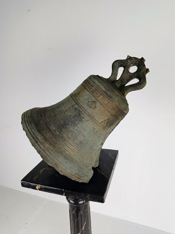 Image 1 of Great Antique bronze Church bell from 1679