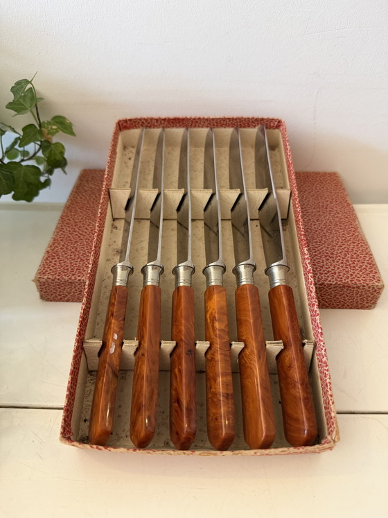 Image 1 of Friedr. Set di coltelli Herder Art Déco