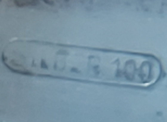 Image 1 of Cuchara sopera grande con sello Silber 100