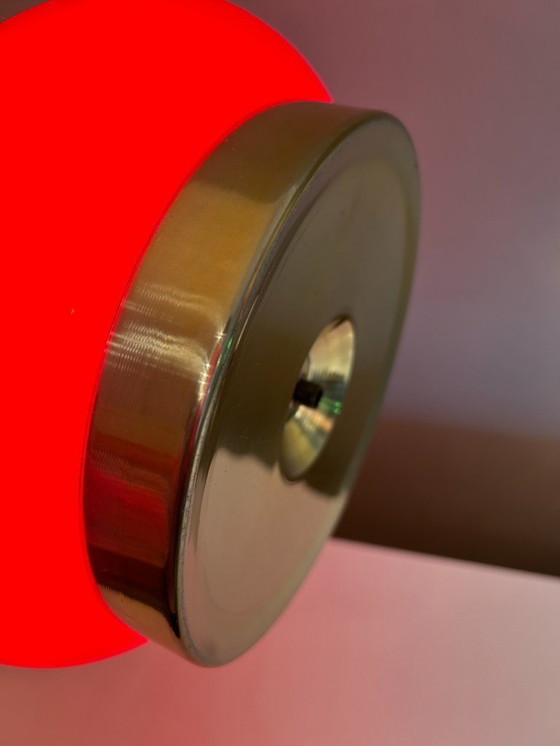 Image 1 of Doria Lighting - Opal glass lamp with internal lighting and modern shade