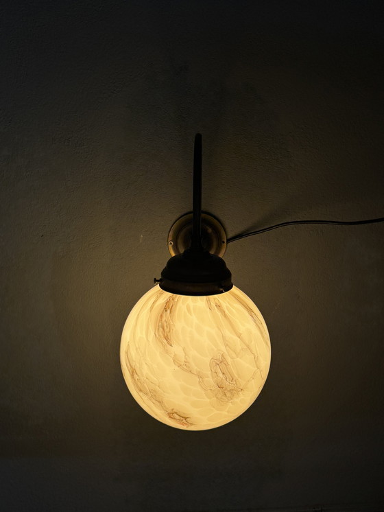 Image 1 of Suggestiva lampada da parete vintage marmorizzata di AGI Verlichting (Almelo)