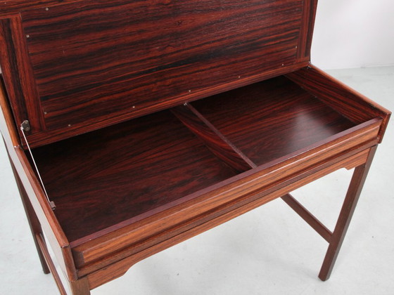 Petit bureau à gradin scandinave en palissandre de Rio – Tables d'appoint, Wood (photo 5 of 13)