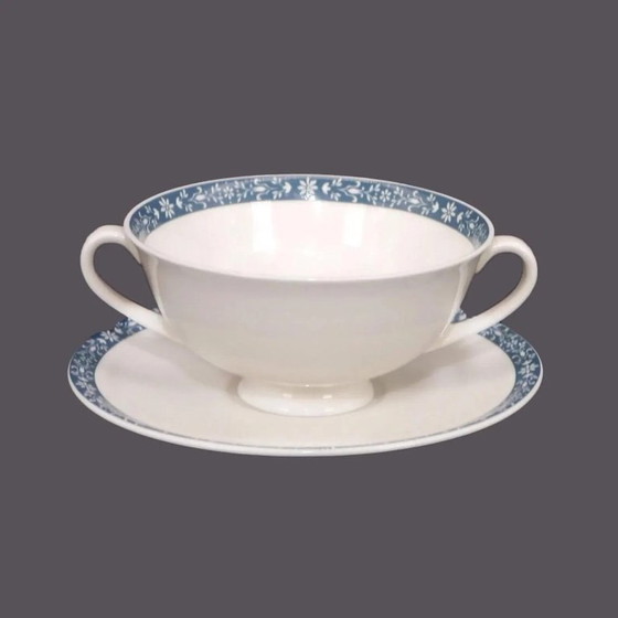 Image 1 of Vintage Royal Doulton "Moonstone" china 64 delig servies