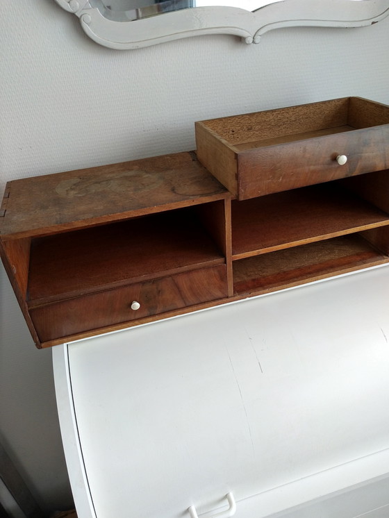 Image 1 of Pieza antigua de escritorio/armario con cajones