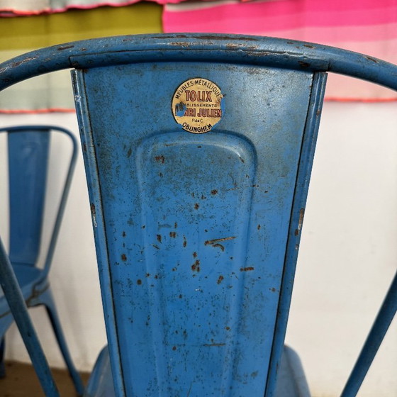 Image 1 of 6 chaises de jardin Tolix originales