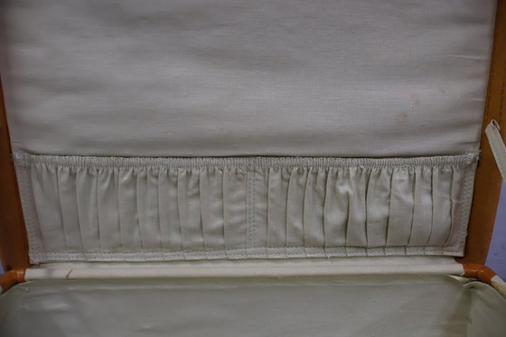 Image 1 of Custodia a mano vintage in pelle bianca e marrone