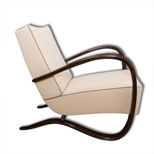 Coppia di poltrone lounge H-269 di Jindrich Halabala per UP ZAVODY, anni '30