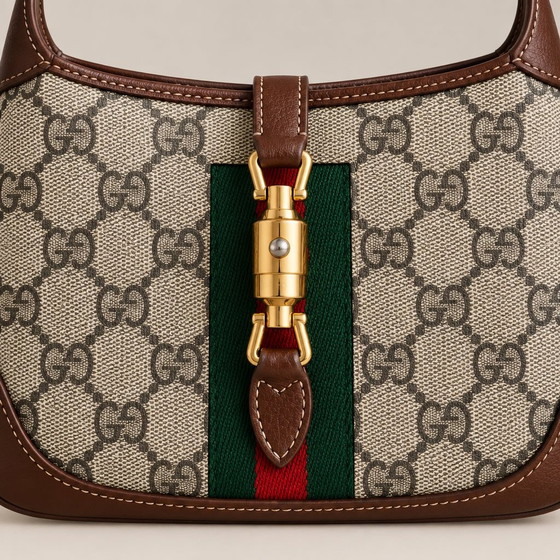 Gucci Jackie mini 1961 Shoulder Bag - Authentic Very good condition GG Supreme – Top handle bags, Leather (photo 3 of 14)