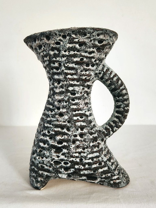 Fat Lava Antropomorfe Vintage Keramische Vaas