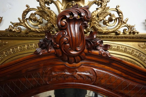 Specchio grande in mogano intagliato, 110x180 cm – Wood (photo 7 of 19)