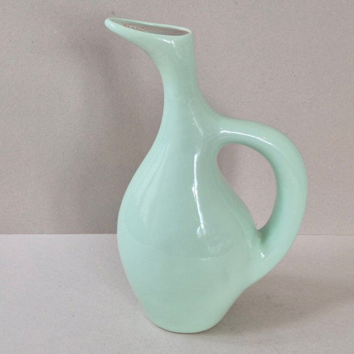 IMPORTANT VASE 1960 FORME PICHET CERAMIQUE RICARD COULEUR CELADON 60S 1960S