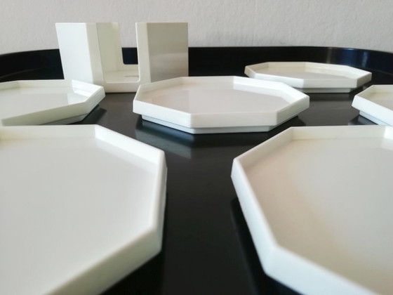 Image 1 of Sottobicchieri geometrici vintage