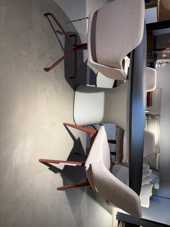 Mobitec Lotus set of 4 – Dining chairs, Metal, Wood (photo 2 of 9)