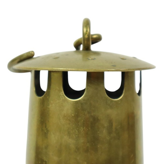 Image 1 of Old Brass Miner's Lamp Memorabilia