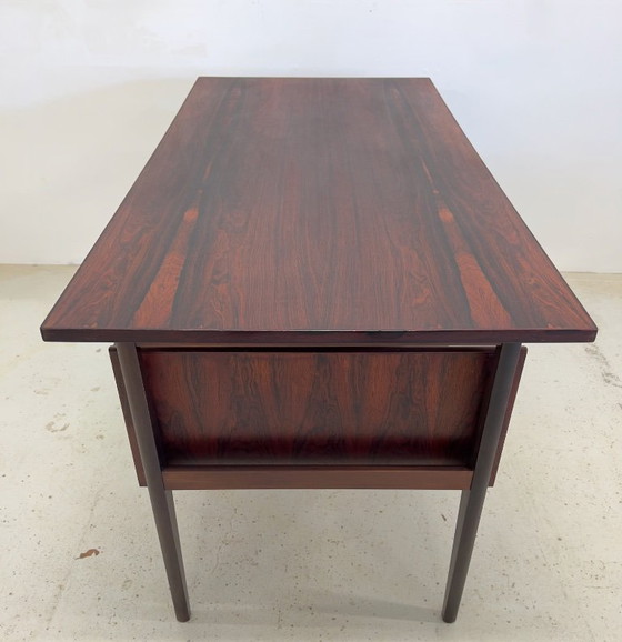 Image 1 of Rosewood Desk By Gunnar Nielsen For Tibergaard, 1960s.