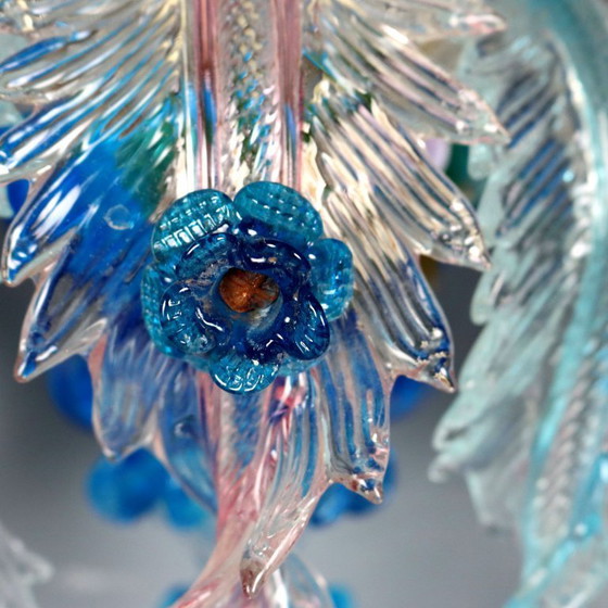 Image 1 of Coppia Appliques Vetro Soffiato Colorato Murano