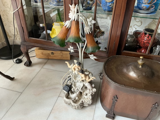 Image 1 of Room fountain with 3 calyx lamps