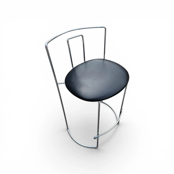 2 x Gaja stool by Kazuhide Takahama for Simon Gavina / black leather (photo 13 of 23)