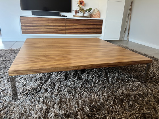 Image 1 of Artifort Mare salontafel zebranohout