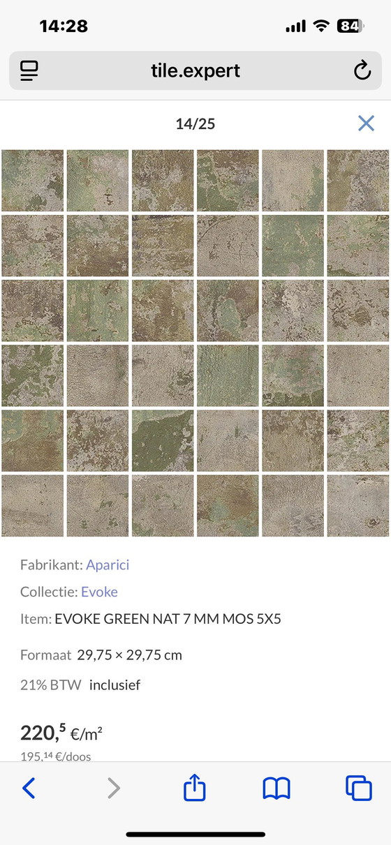 Image 1 of Baldosas de la marca Aparici, serie Evoke