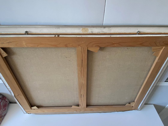 Image 1 of Dipinto ad olio su tela incorniciato dall'artista pittore C. M. Ollivierre Art