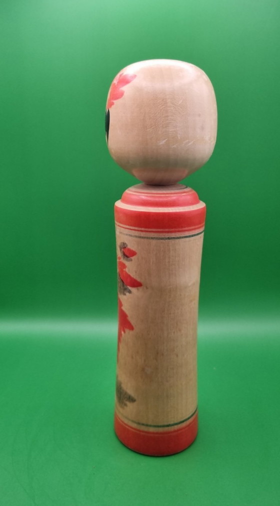 Kokeshi Naruko vintage di Okazaki Jinji (1929-2004) – Oggetti decorativi, Legno (photo 4 of 6)