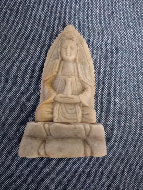 Image 1 of Inda, statuetta in pietra, realizzata a mano.