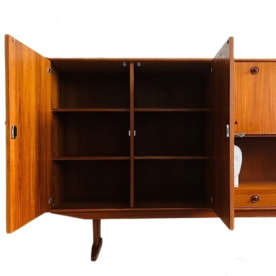 Image 1 of Mid-century Topform Danish design highboard cabinet vintage sideboard 1960's