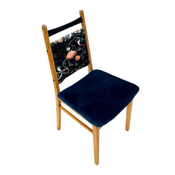 Image 1 of Sedia "Rostock" – VEB Vereinigte Sitzmöbelindustrie Neuhausen, DDR 1960–1975 | faggio | dopo la ristrutturazione