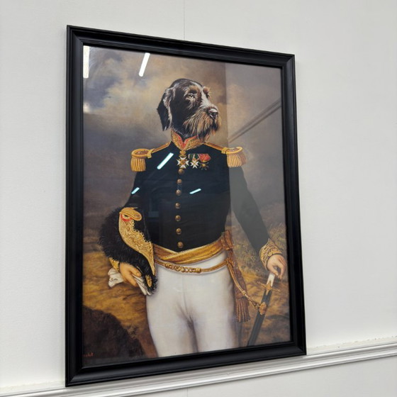 Stampa Cane Bracco Tedesco a pelo duro in uniforme – Arte, Vetro, Carta (photo 2 of 5)