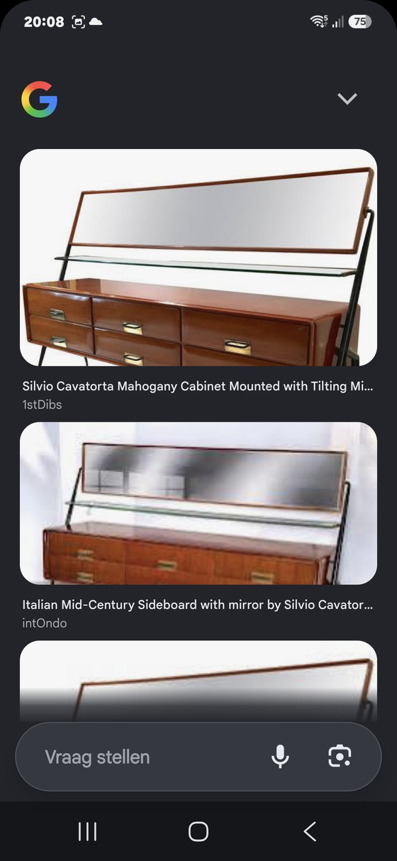 Meubles vintage – Silvio Cavatorta, Buffet bas, Metal, Wood (photo 9 of 9)