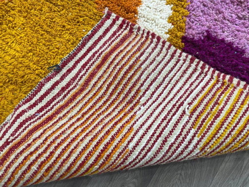 Mehrfarbige Berber-Tapis aus Leinen, 300 x 200 cm