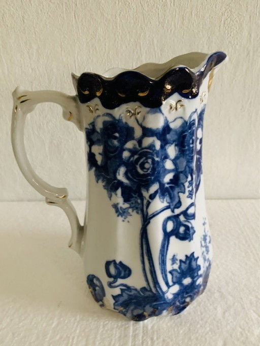 Jarra antigua Doulton Burslem, alrededor de 1890