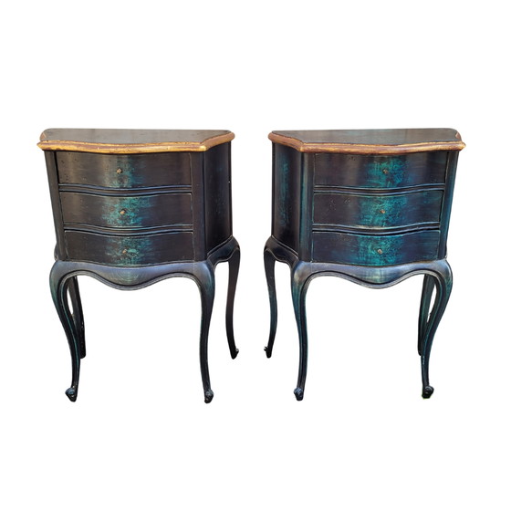 Image 1 of Pareja de cómodas galveadas, s. XX - Francia
