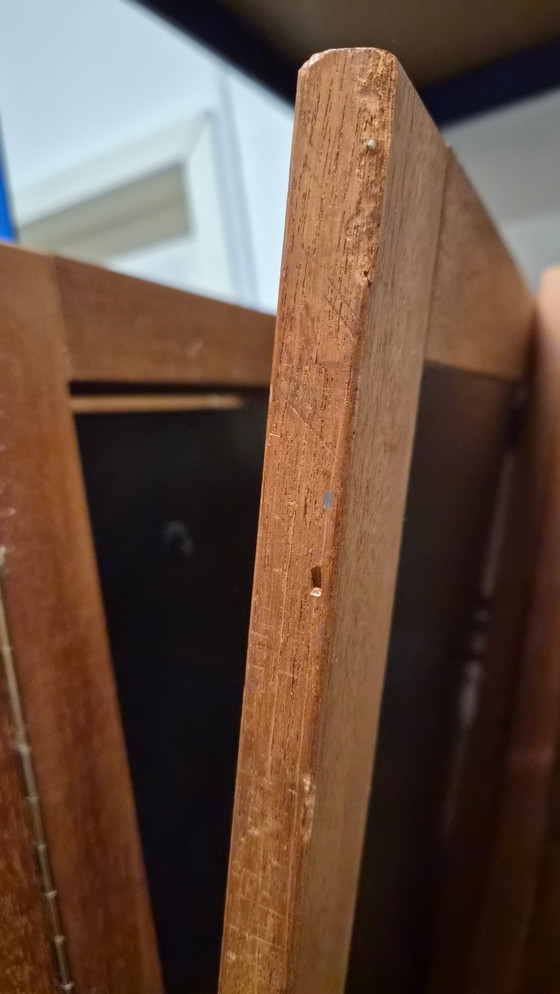 Image 1 of Vintage folding teak side table, Arne Robbert Dansih, Made in Denmark