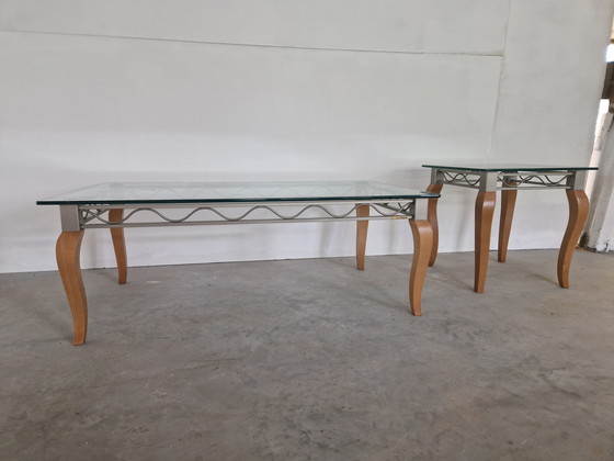 Image 1 of Pierre vandel coffee table and side table